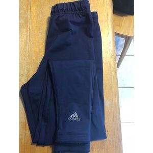 Adidas blue leggings